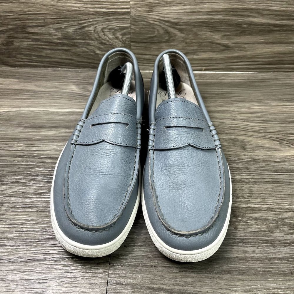 Cole Haan Men's Pinch Maine Classic Blue Leather Loafers Shoe Size 11.5 - Picture 2 of 10